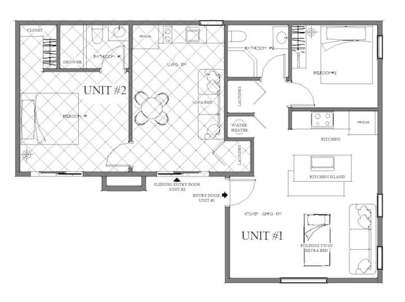 Entire home in Burbank, California 3 guests1 bedroom2 beds1 bath-1