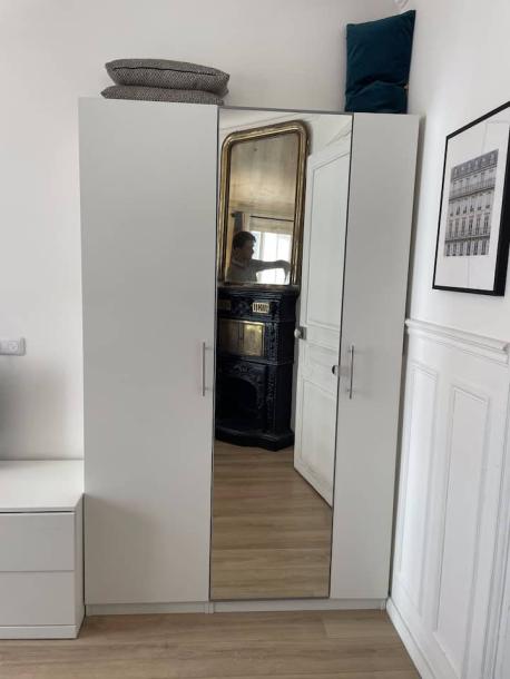 Habitación en París, Francia 1 camaBaño compartido-3