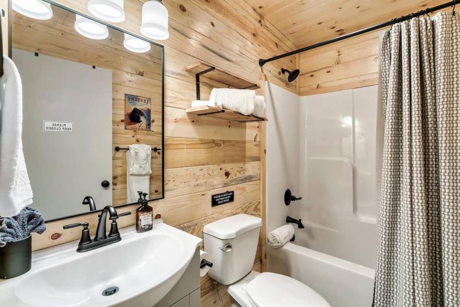 Entire cabin in Sevierville, Tennessee 12 guests3 bedrooms7 beds3 baths-4