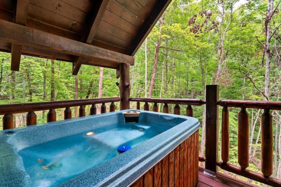 Entire cabin in Sevierville, Tennessee 4 guests1 bedroom2 beds1 bath-0
