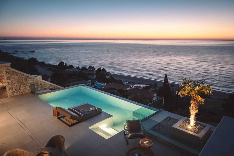 Entire villa in Kathisma Beach, Greece 3 guests1 bedroom2 beds2 baths-0