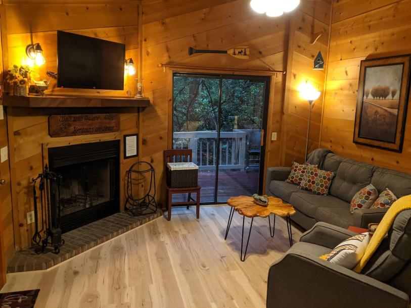 Entire cabin in Sautee Nacoochee, Georgia 4 guests2 bedrooms2 beds1 bath-14