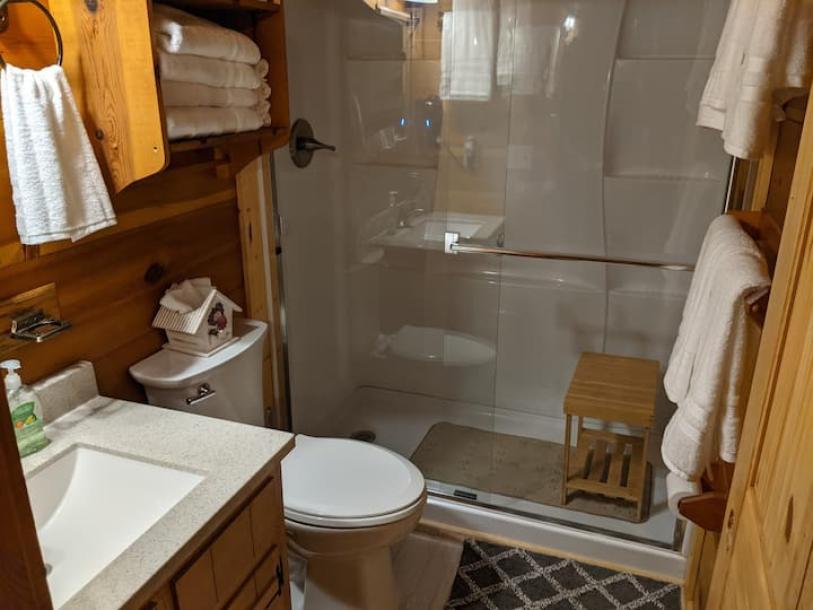 Entire cabin in Sautee Nacoochee, Georgia 4 guests2 bedrooms2 beds1 bath-7