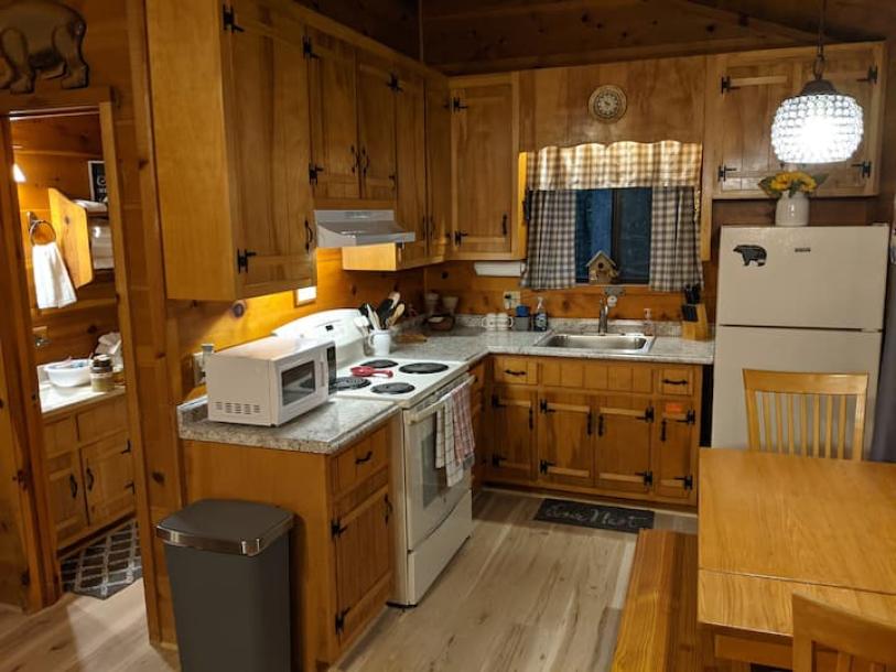 Entire cabin in Sautee Nacoochee, Georgia 4 guests2 bedrooms2 beds1 bath-12