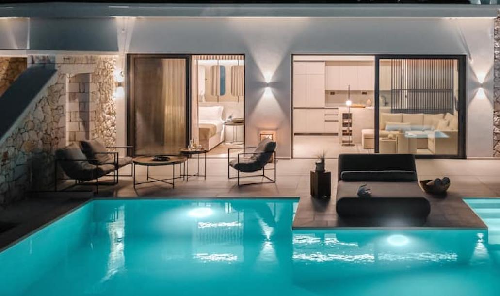 Entire villa in Kathisma Beach, Greece 3 guests1 bedroom2 beds2 baths-15