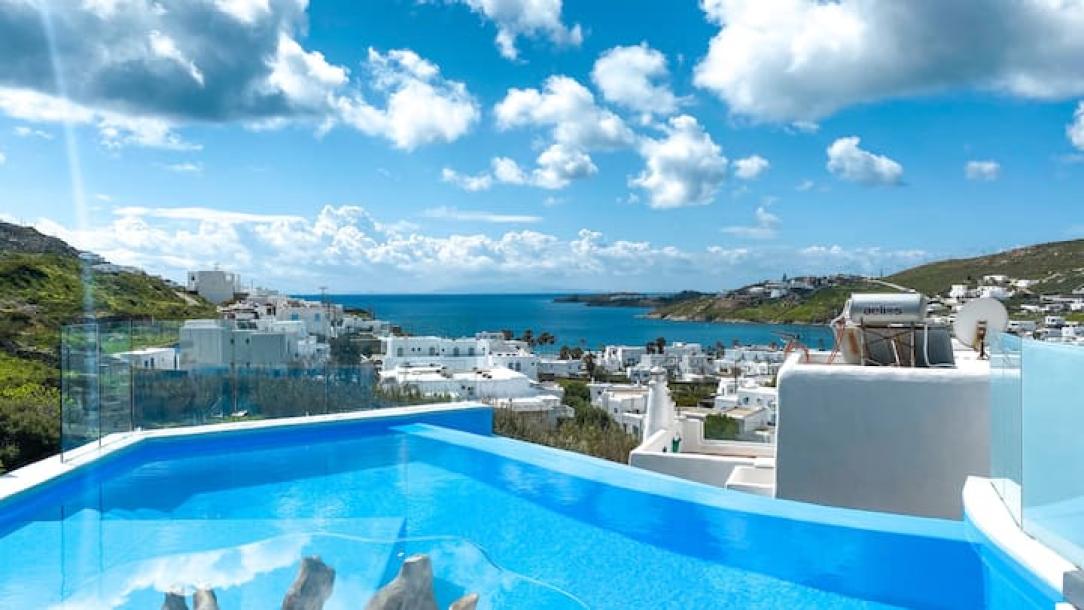 Entire home in Ornos, Greece 5 guests2 bedrooms3 beds2 baths-1