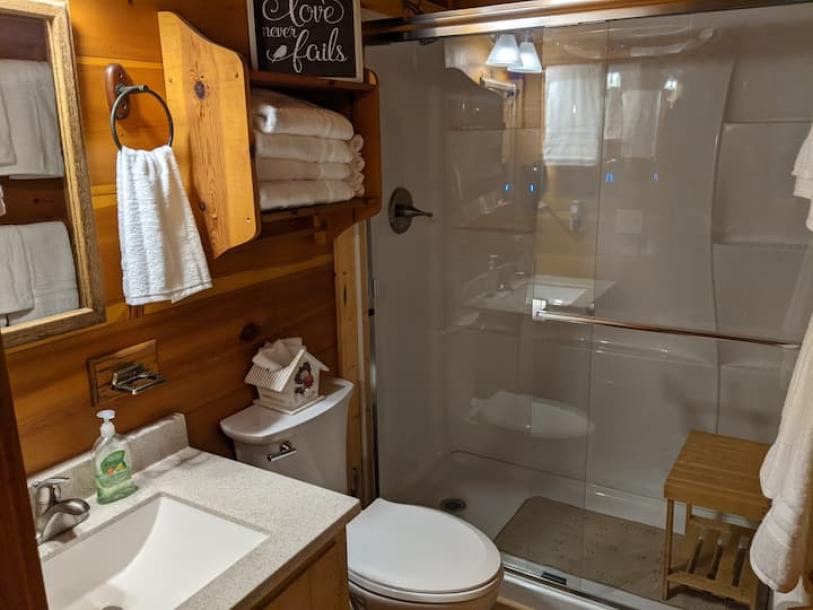 Entire cabin in Sautee Nacoochee, Georgia 4 guests2 bedrooms2 beds1 bath-6