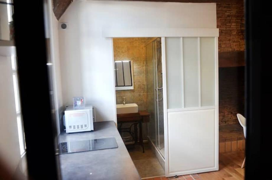 Entire rental unit in Rennes, France 2 guestsStudio1 bed1 bath-9