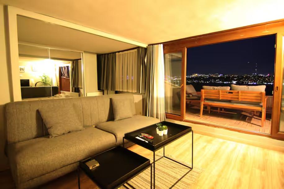 Luminous Flat With Breathtaking City View Terrace-0