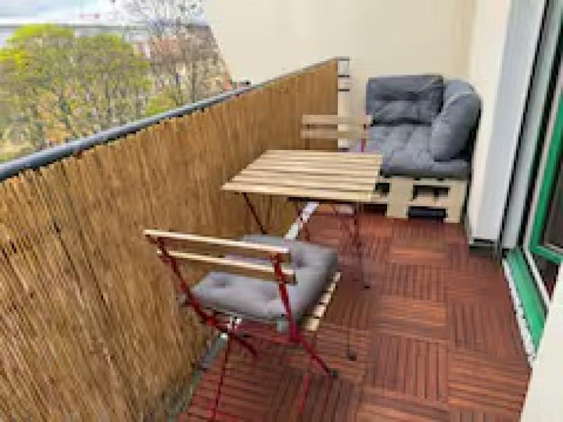 Nice modern bedroom with balcony geneva switzerland-4